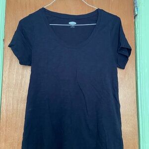 Old Navy Black Fitted Short Sleeve Tee set